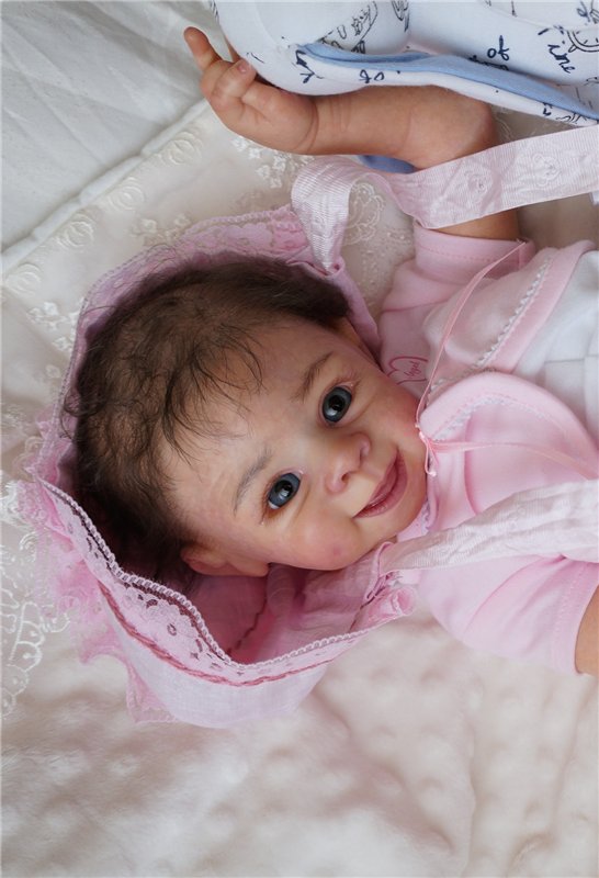 Еще одна улыбашка. Кукла реборн Наталии Коноваловой