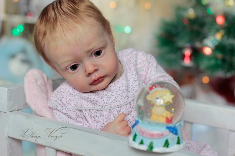 Моя Хлоя, мой любознательный Совенок, кукла реборн Олеси Венгер