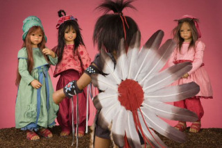 Индейский мальчик Nakuma, из коллекции «Зимние дети» от Annette Himstedt 2008