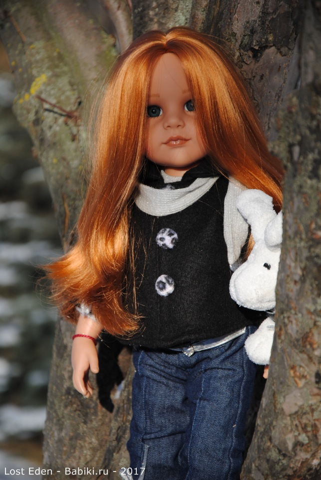 Самая красивая Рыжая. Сара с собачкой 2009 г от Gotz