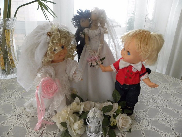 Ах, эта Свадьба, свадьба — Куклы Galoob Baby Face (Фейсинки): винтаж 90