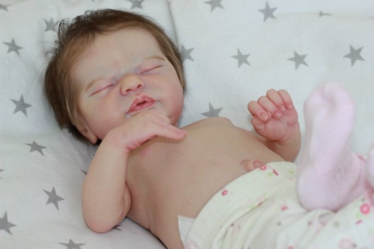 Маленькая бусинка Америкус, кукла реборн Беспаловои Жанны