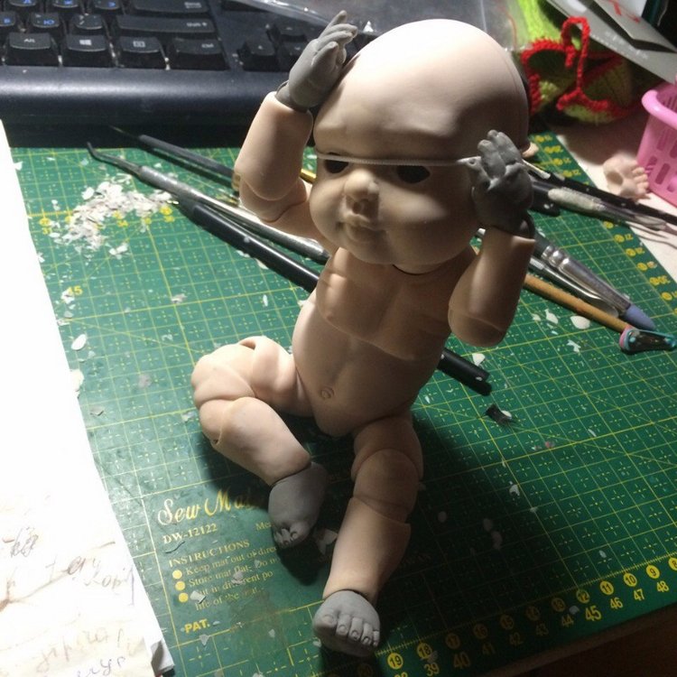 Мои новые проекты. Авторские шарнирные куклы (фото 6)
