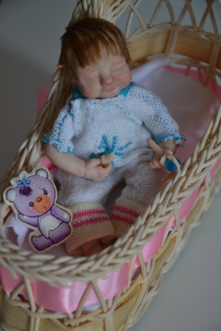 Мои мини малыши ООАК — Лепка авторских кукол: полимерная глина (фото 4)