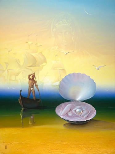 Мил мне жемчуг нежный на груди твоей