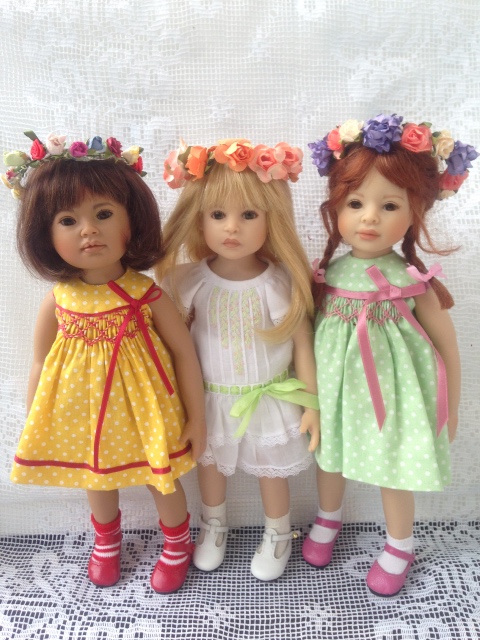Девочки в веночках, куклы от H. Plusczok (фото 2)