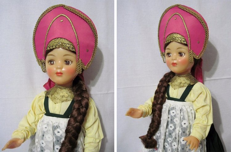 Фабрика 8 марта и серия "Куклы в старинных костюмах русских губерний"