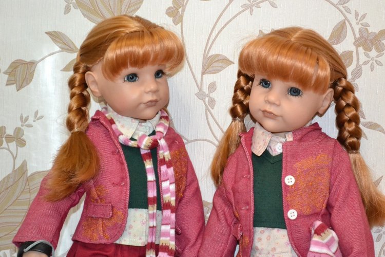 Очаровательные Сарочки-близняшки. Рыжульки 2006 года и Садовницы 2004 года