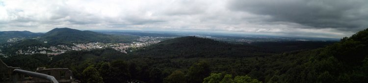 Schloss Hohenbaden– уснувший замок, Baden-Baden
